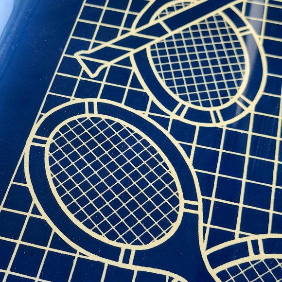 Mint Condition MCM Tennis Acrylic Tray Home Decor Bar Accessory Vintage - Picture 3 of 3